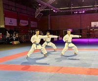 巴西聽奧台灣旗開得勝 空手道男團型鍍銅獎牌開張