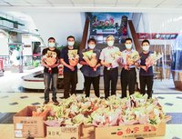 金門香水百合盛開  林務所贈花為防疫人員打氣