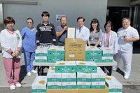 台南醫護防疫工作吃重 酪農企業贈乳品慰勞