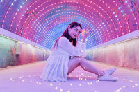 旗津星空隧道升級 10種光影動畫打造繽紛光廊