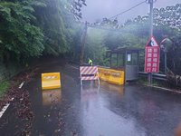 颱風軒嵐諾影響 桃園復興區部分路段禁通行