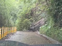 新竹縣防颱 秀巒地區3戶撤離 竹60線部分路段封閉