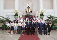 賴副總統接見資安女婕思 宣傳18歲公民權