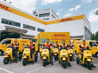 國際快遞DHL推綠能運具 台灣首導入三輪電動車