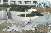 澎湖國際燈光藝術節7日揭幕 國際廣場越夜越迷人