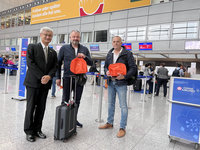 國境解封首日 法蘭克福直飛台北班機載客率近9成