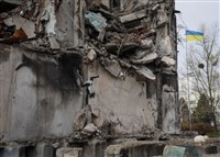 班克西烏克蘭街頭塗鴉 俄軍撤退後赫松拚恢復水電