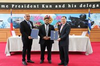 諾魯總統訪海巡署 深化台諾海洋交流合作