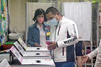 九合一選舉侯友宜投完票回市府 27日恢復市政行程