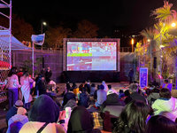 數百球迷不畏低溫瘋世足  冠軍賽中市府2地直播