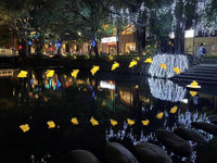 2023新竹過好年 藝術燈飾點亮東門城、護城河
