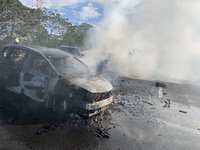 國3寶山段火燒車事故  警初判未注意前方釀禍