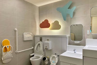 從旅客行為模式設計 桃機打造新風格廁所