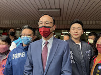 中台灣新春團拜 朱立倫：團結力拚南投立委補選