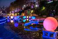 新莊「EyE在中港」睛彩光雕  2/10起展昆蟲燈飾