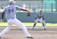 廖健富專職一壘對羅德演美技 意外自己接得到