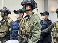 學甲槍擊案2嫌偷渡中國泉州 自廈門押解返台[影]