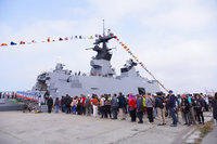 海軍敦睦艦隊到訪台中港 展示3兵力軍艦