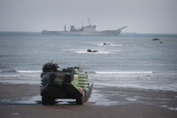陸戰隊竹圍海灘展開反登陸操演 驗證固安作戰