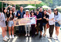 苗栗鐵道自行車第190萬乘客 高雄女獲遊日機票