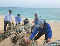 澎湖春季大淨灘 龍門後灣清出近10噸海漂垃圾