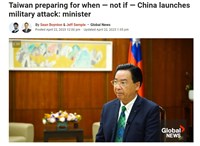 吳釗燮接受加媒專訪 強調台灣將戰勝中國