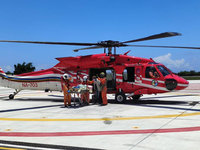 綠島蘭嶼接續病患後送 黑鷹10小時2次奔離島