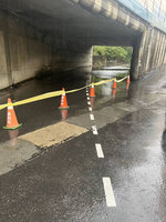 鋒面降雨有助中部水情 彰化部分低窪道路一度積水