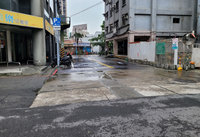 新北板橋文化路下陷回填通車  建築工地暫停工