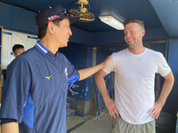 羅力27日先發在中職史上留名 退場由肯特接手