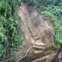颱風瑪娃逼近  基隆暖暖街住戶憂山壁再崩落