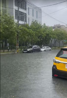 彰化大雨 員基醫院周邊一度水淹30公分