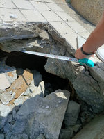 豐采520旁社區人行道開挖發現掏空 建商：會補強