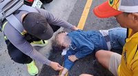 北市兩義消澎湖見女路倒搶救 消防局頒獎表揚