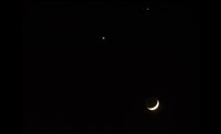 火星、金星同時合月 北市天文館：像天空眨眼睛