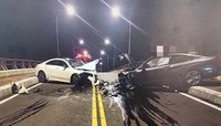 北市陽金公路2車相撞6傷 疑超車不當釀禍
