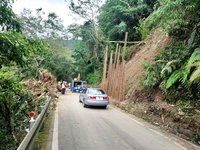 合歡山翠峰路段邊坡搶修  預計7/7前日夜交管