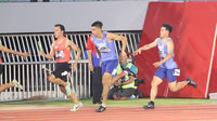 台灣接力F4掉棒 田徑亞錦賽4x100公尺決賽墊底