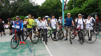騎單車愛地球 旅印度台人挺環保