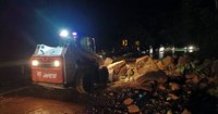 阿里山公路2處坍方已清除 颱風杜蘇芮逼近廠商進駐