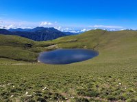 台東嘉明湖不再是荷包蛋 水位喝飽滿至旁邊箭竹