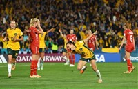 澳洲2比0擊敗丹麥 隊史第4度闖進女足世界盃8強