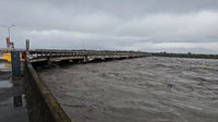 颱風海葵雨彈炸花蓮  上午水位降橋梁恢復通行