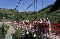 部落長老無償供地 台中環山吊橋完工啟用取代流籠