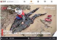 海葵引發洪水 中國廣東70隻鱷魚逃出