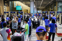 杭州亞運開幕式施行交管 記者採訪經過層層安檢