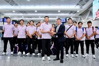 亞運棒球代表隊啟程  蔡其昌：有信心能奪牌