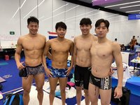 亞運游泳男子400公尺混合接力破全國 教練讚團結