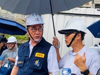 颱風小犬逼近  北市府及基泰大直街置抽水機待命