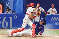 鄭浩均退場陳柏毓登板 亞運棒球台灣3比1領先中國